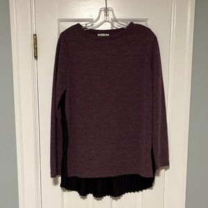 Flowy purple sweater